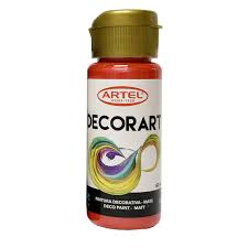 Pintura Decoart METÁLICO ROJO 131 60ml Artel