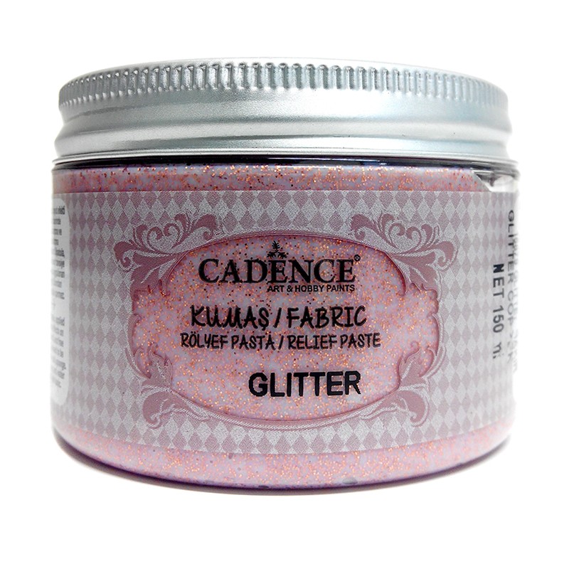 Pasta Textil GLITTER CAD15879 Glitter Cobre 150ml