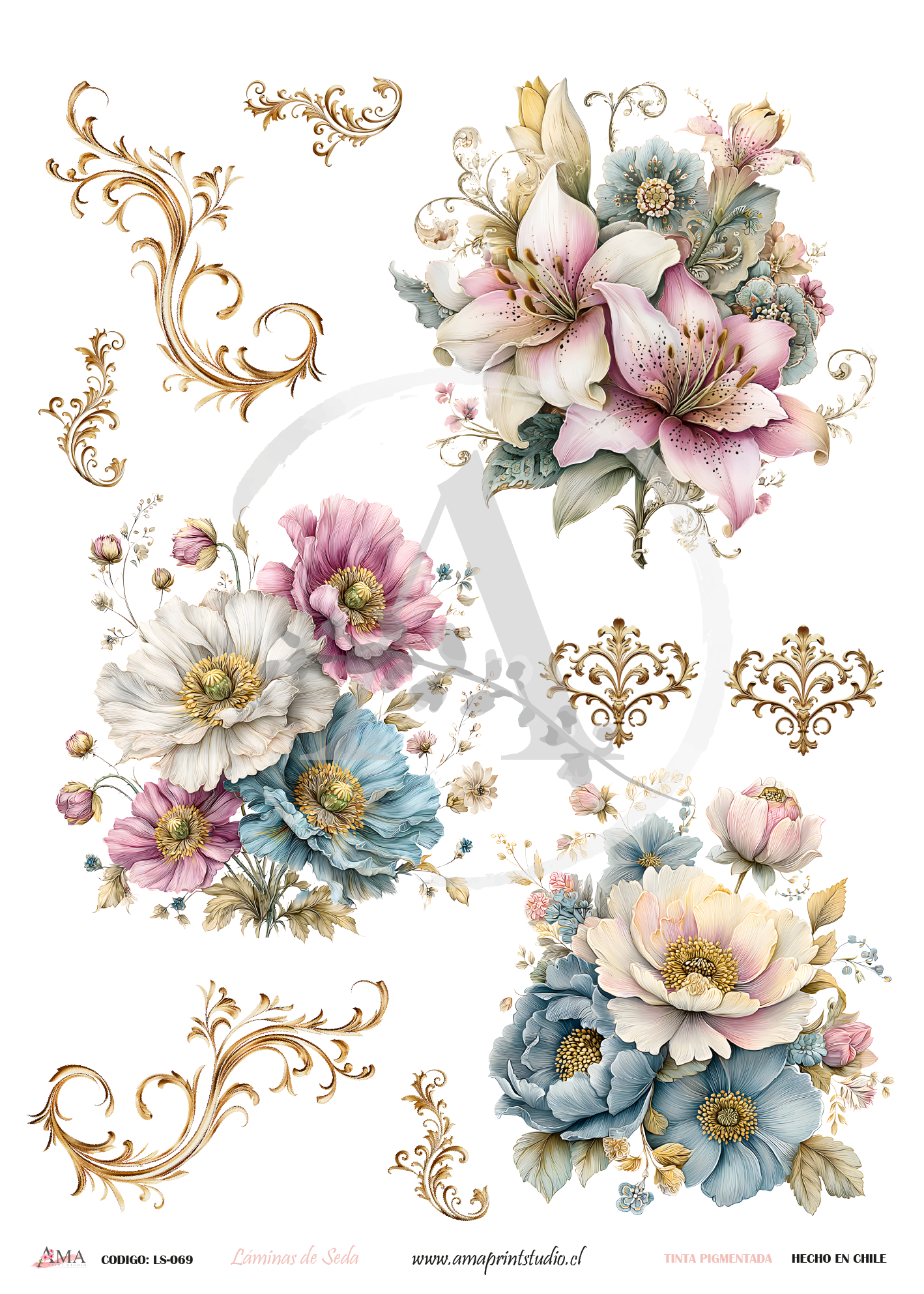PAPELES DE SEDA 50X70 CMS LS-069