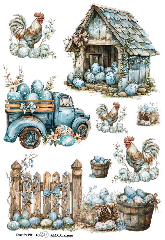 LAMINAS TRANSFER COLOR TPR-01