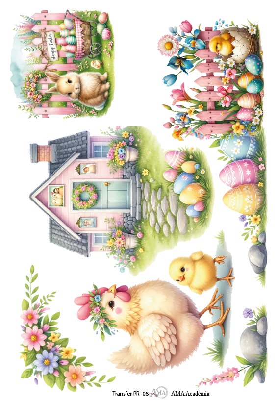 LAMINAS TRANSFER COLOR TPR-08