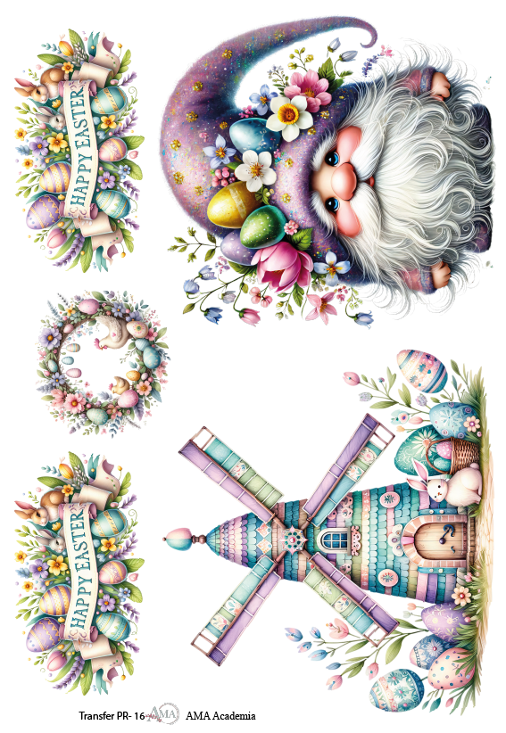 LAMINAS TRANSFER COLOR TPR-16